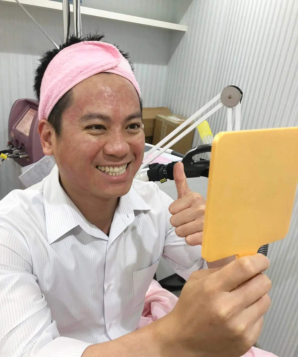 Jeffrey : 改善粗大毛孔痘疤 打造型男好膚質｜皮秒雷射